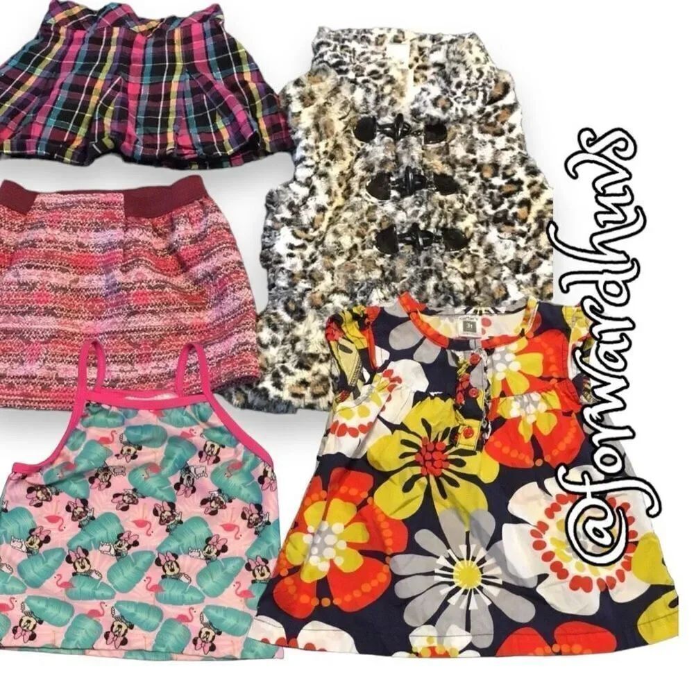 Adorable 3T Girls Clothing Bundle: Skirts, Jacket, Swimsuit, and Dress